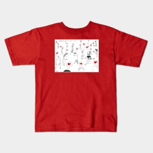 On their minds Kids T-Shirt